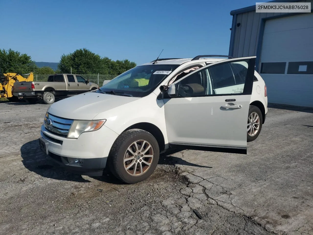 2010 Ford Edge Sel VIN: 2FMDK3JC9ABB76028 Lot: 68339774