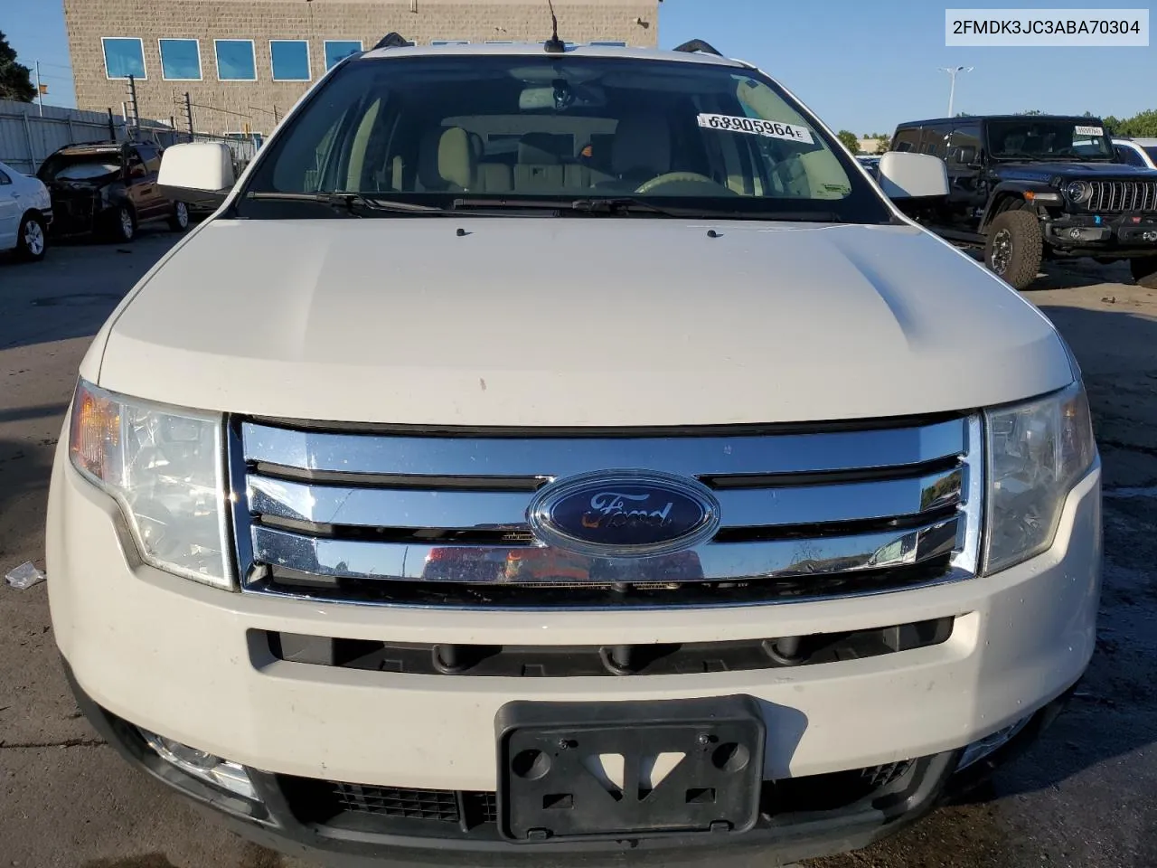 2010 Ford Edge Sel VIN: 2FMDK3JC3ABA70304 Lot: 68905964