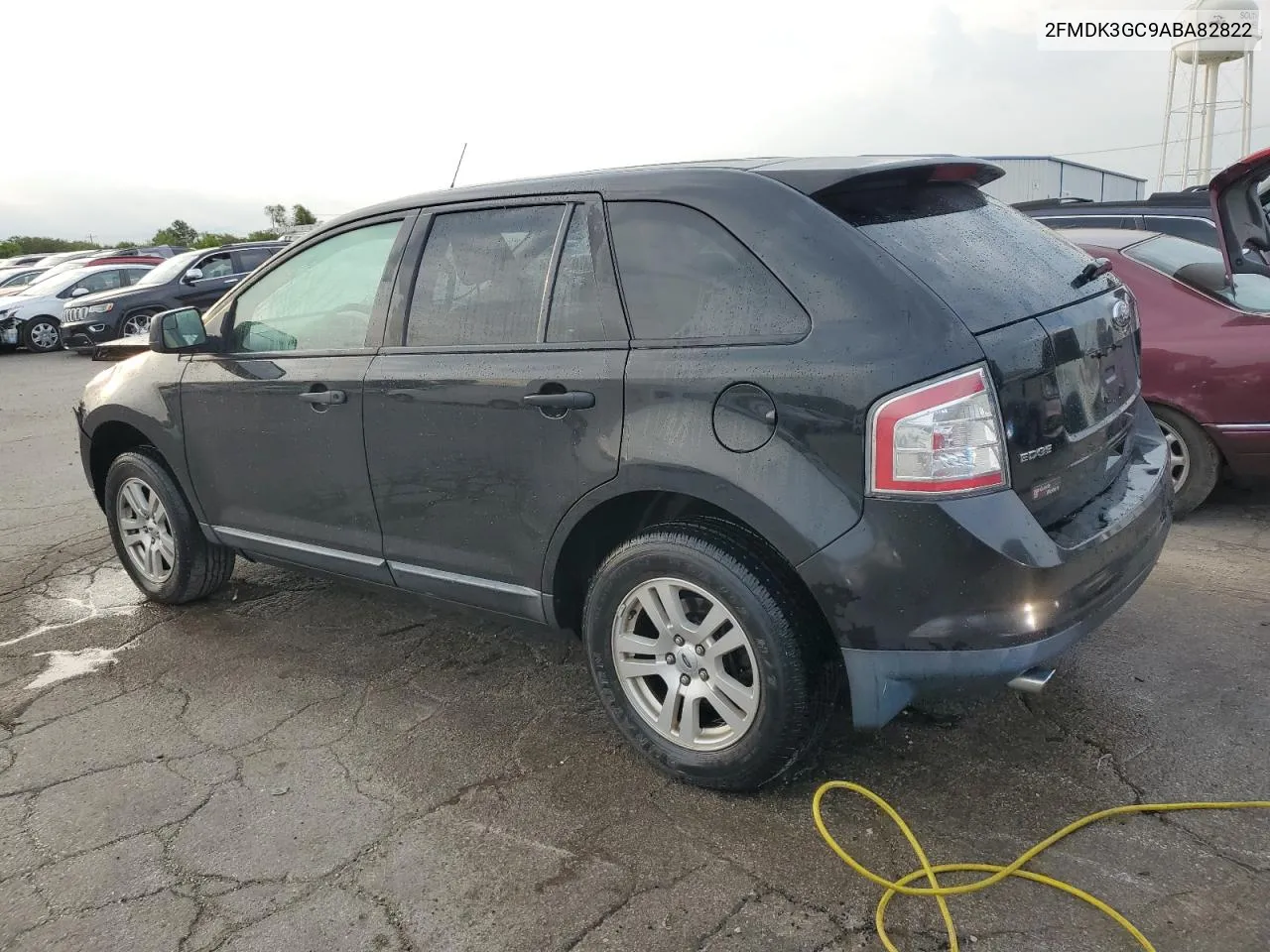 2010 Ford Edge Se VIN: 2FMDK3GC9ABA82822 Lot: 68931184