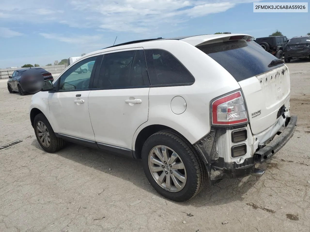 2010 Ford Edge Sel VIN: 2FMDK3JC6ABA55926 Lot: 69034454