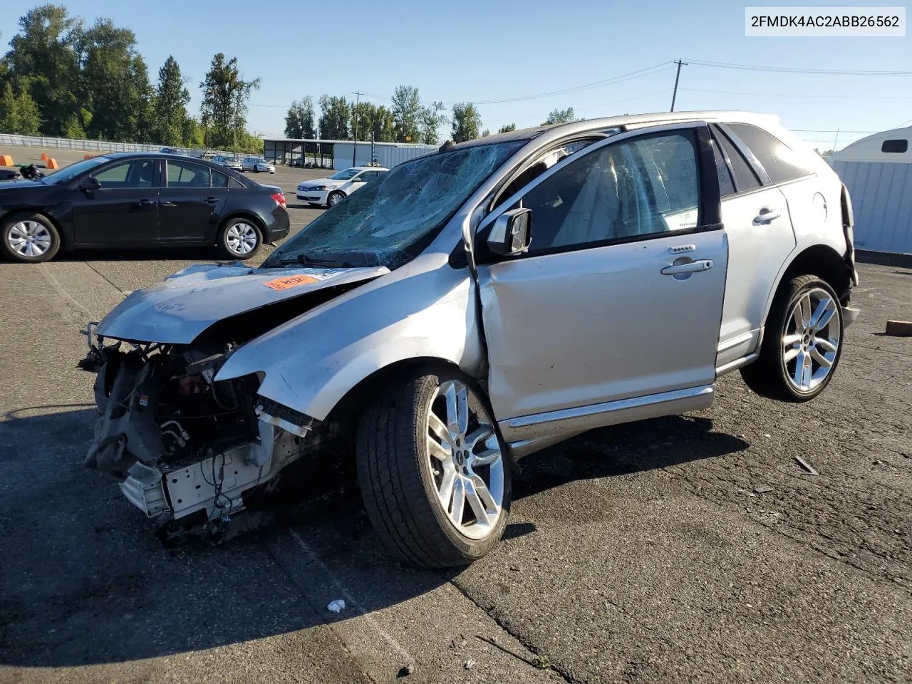 2010 Ford Edge Sport VIN: 2FMDK4AC2ABB26562 Lot: 69708284