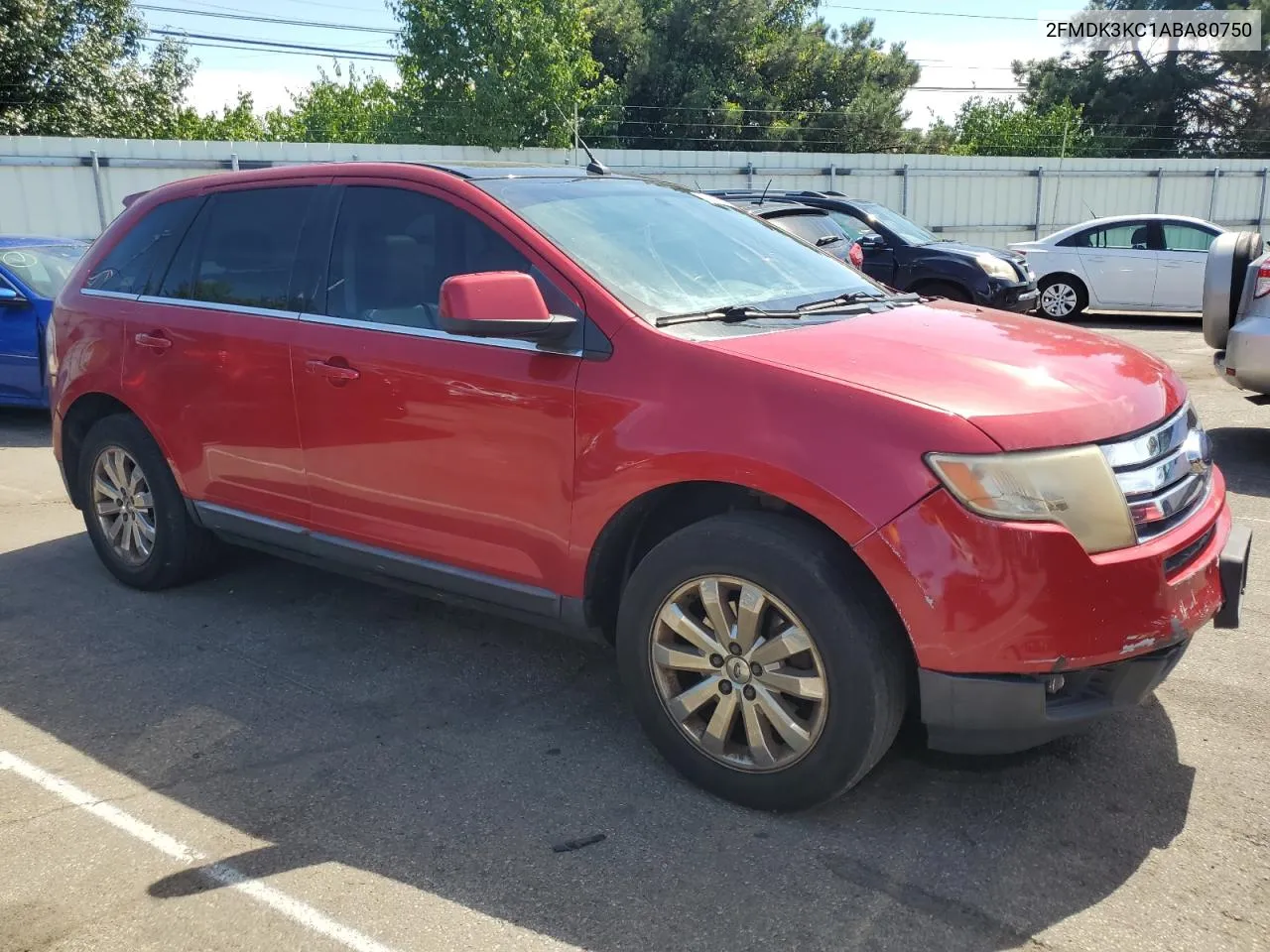 2010 Ford Edge Limited VIN: 2FMDK3KC1ABA80750 Lot: 70204914