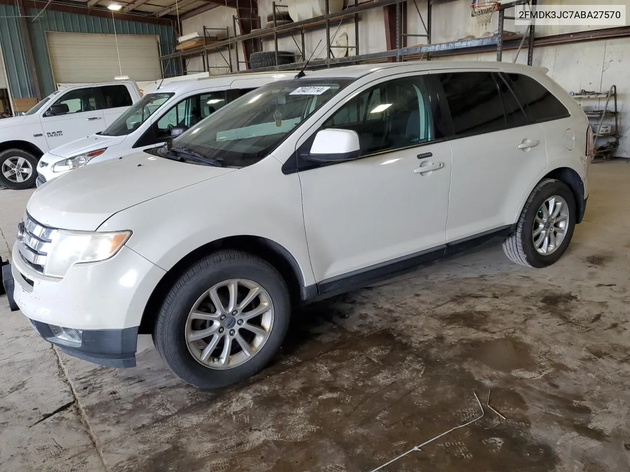 2010 Ford Edge Sel VIN: 2FMDK3JC7ABA27570 Lot: 70407114