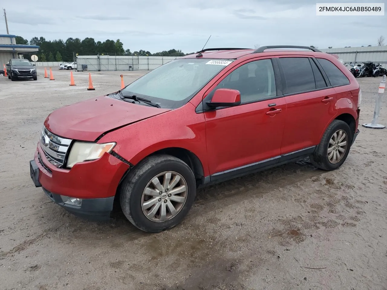 2010 Ford Edge Sel VIN: 2FMDK4JC6ABB50489 Lot: 70566834