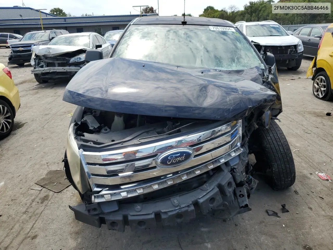 2010 Ford Edge Se VIN: 2FMDK3GC5ABB46466 Lot: 70610954