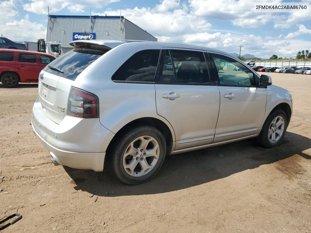 2010 Ford Edge Sport VIN: 2FMDK4AC2ABA86760 Lot: 71174844