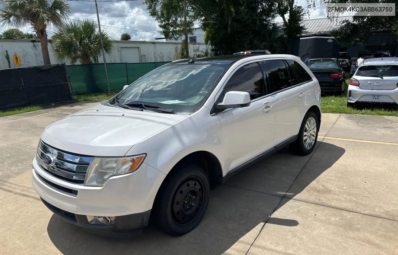 2010 Ford Edge Limited VIN: 2FMDK4KC3ABB63750 Lot: 71317634