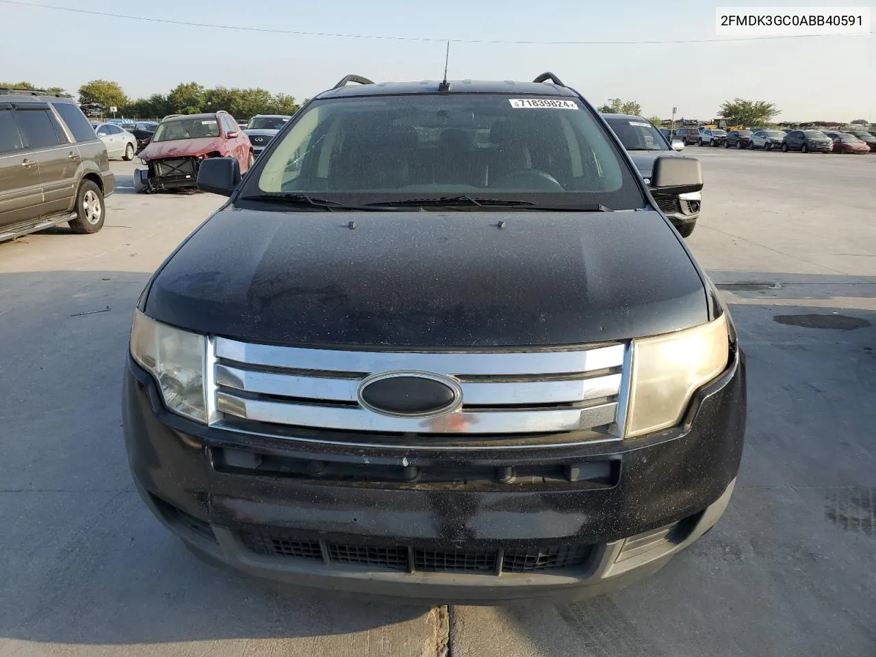 2010 Ford Edge Se VIN: 2FMDK3GC0ABB40591 Lot: 71839824