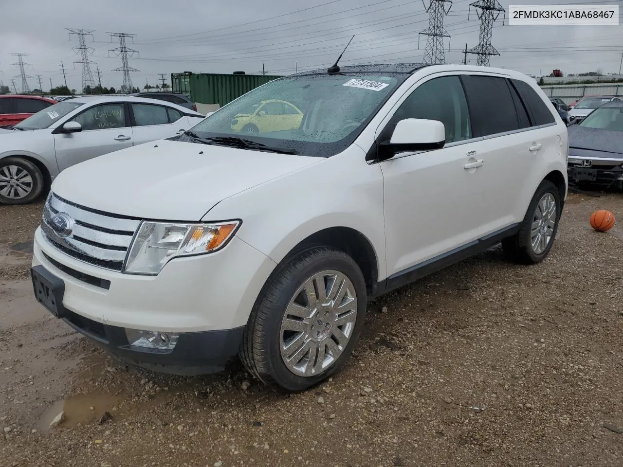 2010 Ford Edge Limited VIN: 2FMDK3KC1ABA68467 Lot: 72741504