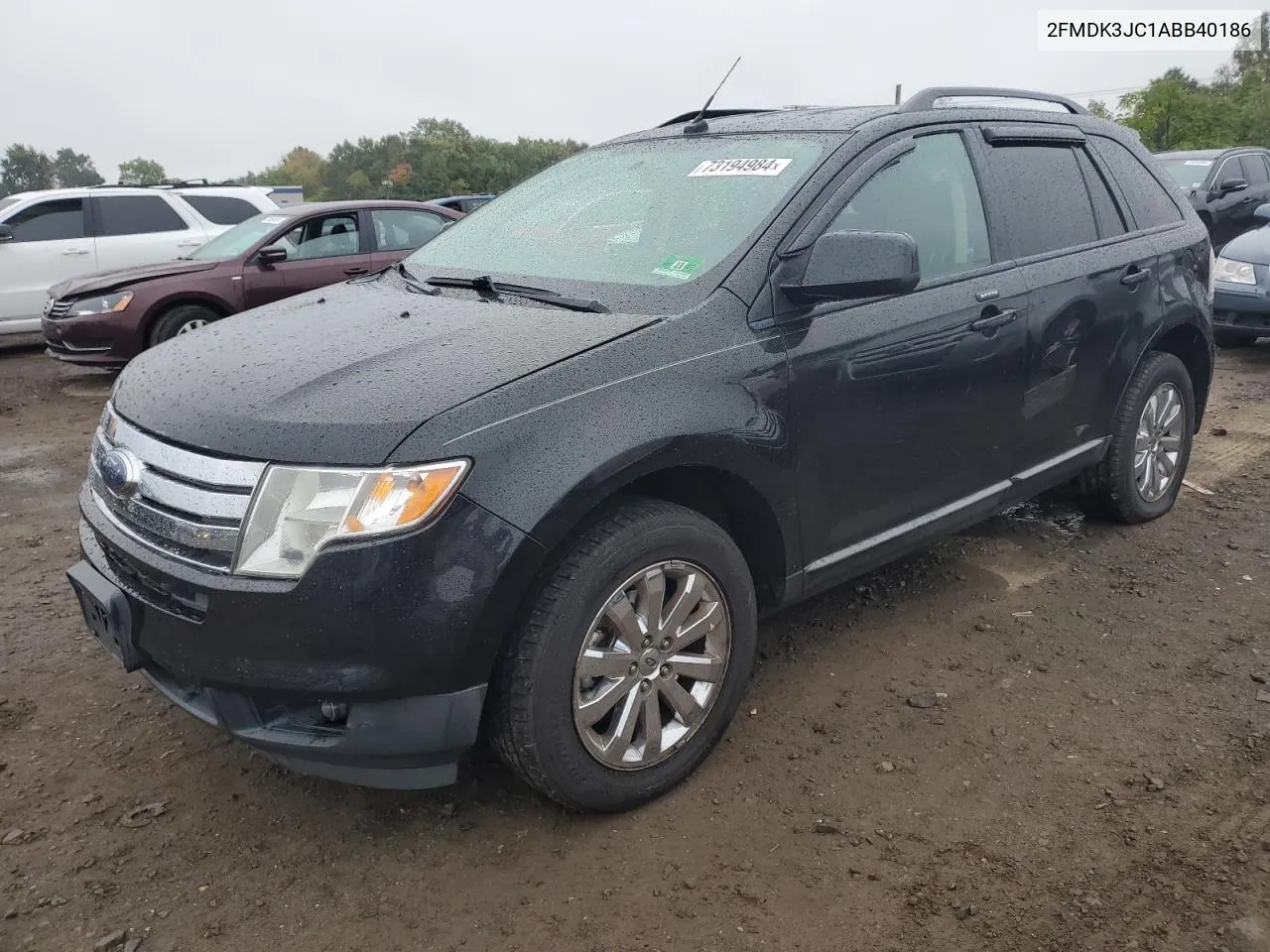 2010 Ford Edge Sel VIN: 2FMDK3JC1ABB40186 Lot: 73194984