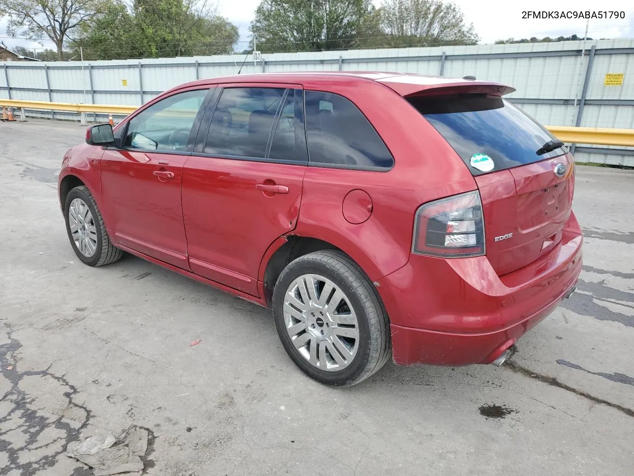 2010 Ford Edge Sport VIN: 2FMDK3AC9ABA51790 Lot: 73425554