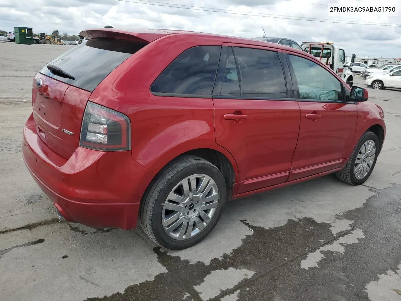 2010 Ford Edge Sport VIN: 2FMDK3AC9ABA51790 Lot: 73425554