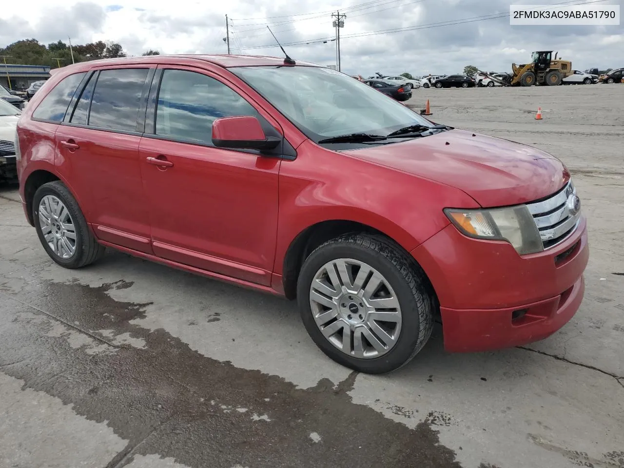 2010 Ford Edge Sport VIN: 2FMDK3AC9ABA51790 Lot: 73425554