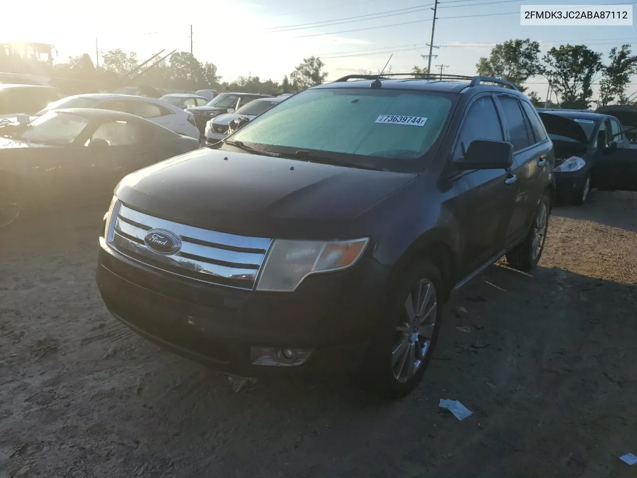 2010 Ford Edge Sel VIN: 2FMDK3JC2ABA87112 Lot: 73639744