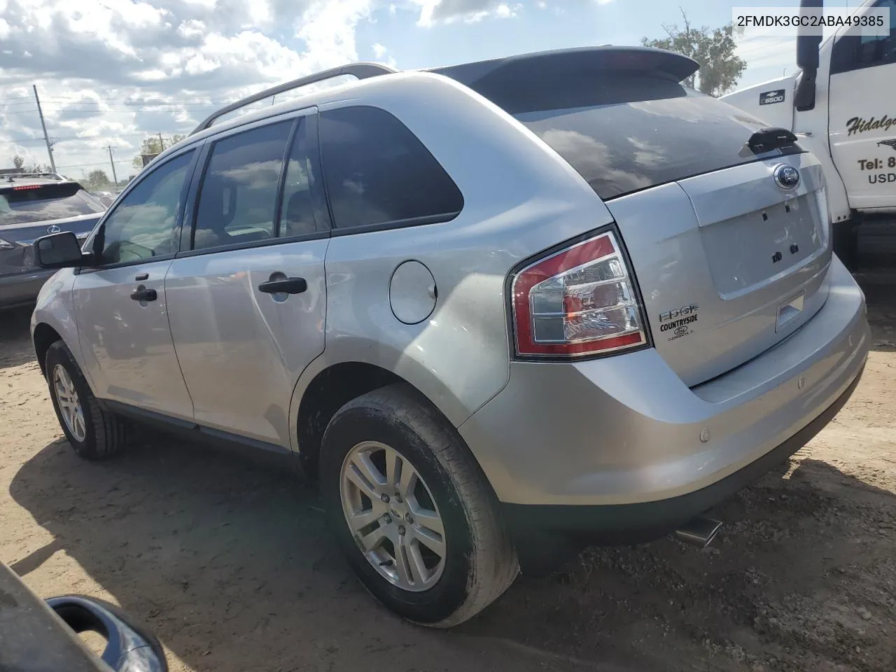 2010 Ford Edge Se VIN: 2FMDK3GC2ABA49385 Lot: 73731254