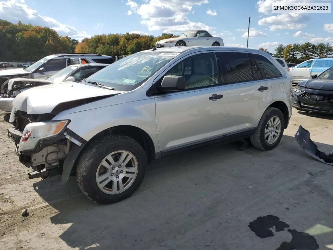 2010 Ford Edge Se VIN: 2FMDK3GC6ABA32623 Lot: 75008544