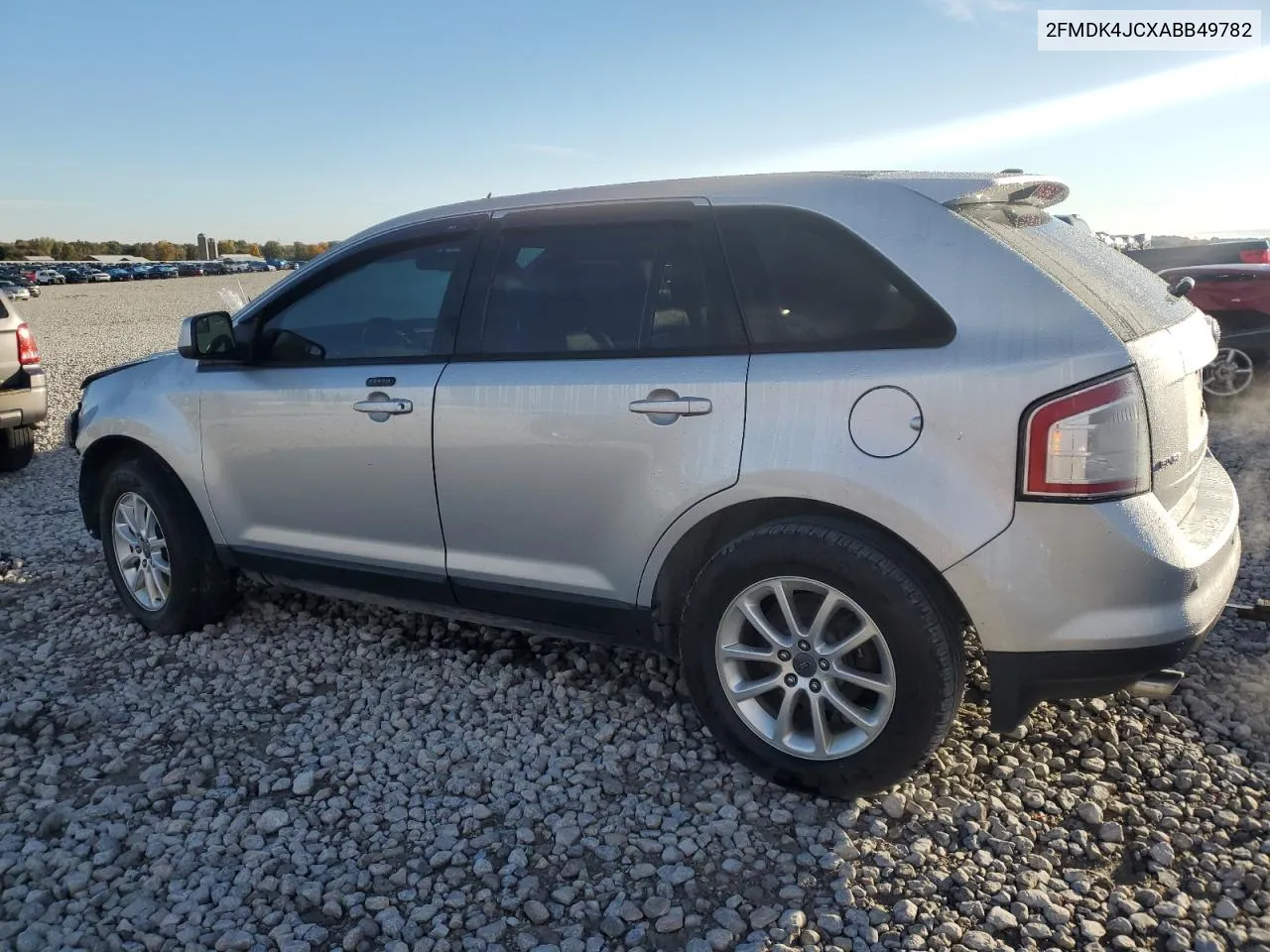 2010 Ford Edge Sel VIN: 2FMDK4JCXABB49782 Lot: 75450354