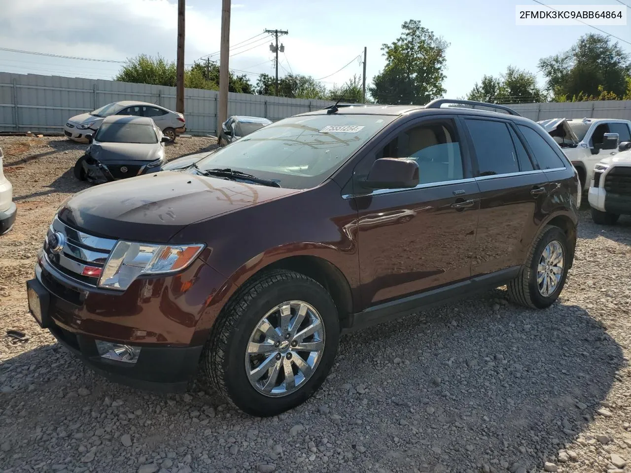 2010 Ford Edge Limited VIN: 2FMDK3KC9ABB64864 Lot: 75551254