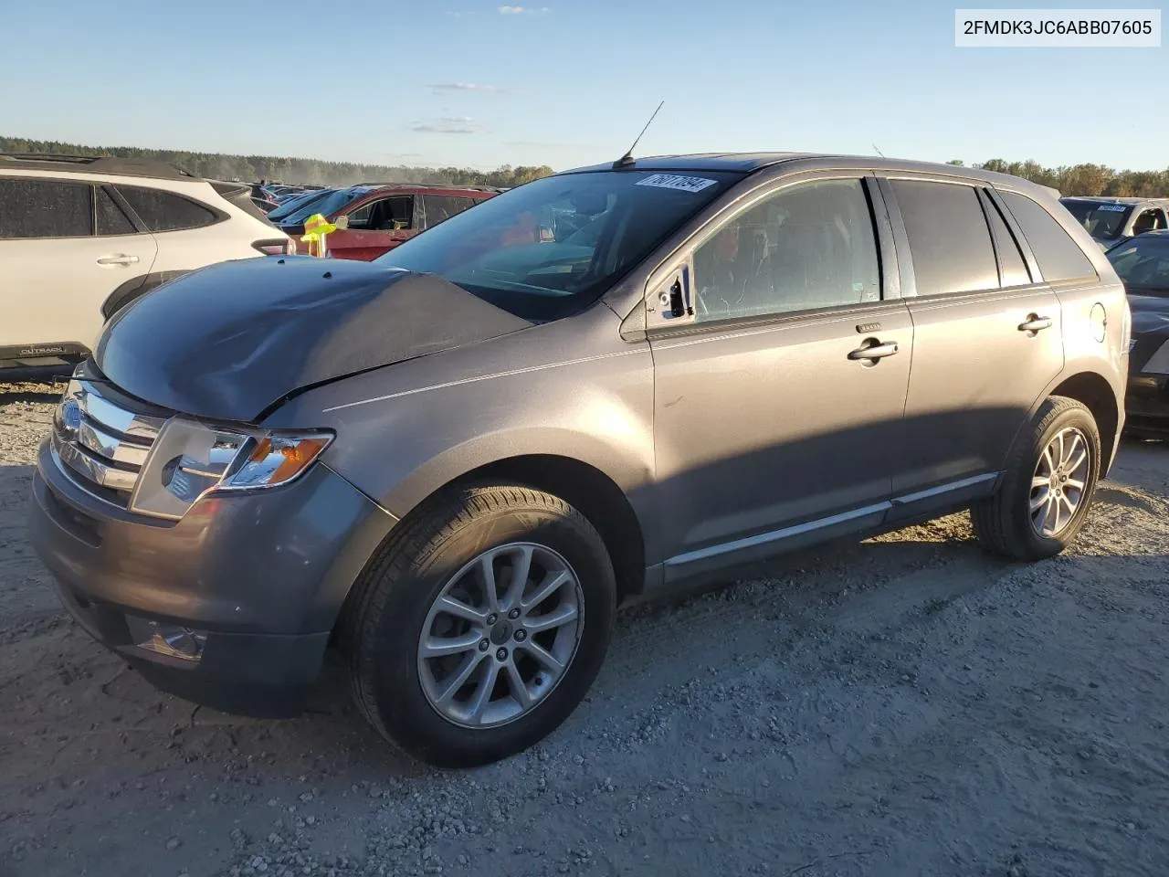 2010 Ford Edge Sel VIN: 2FMDK3JC6ABB07605 Lot: 76017094