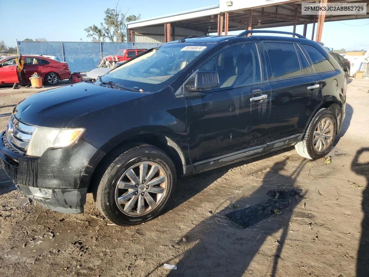 2010 Ford Edge Sel VIN: 2FMDK3JC2ABB62729 Lot: 76166974