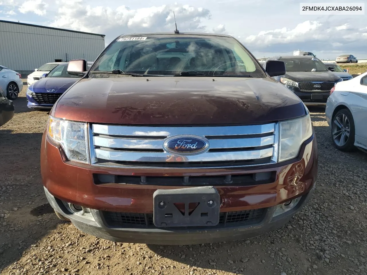 2010 Ford Edge Sel VIN: 2FMDK4JCXABA26094 Lot: 76751184