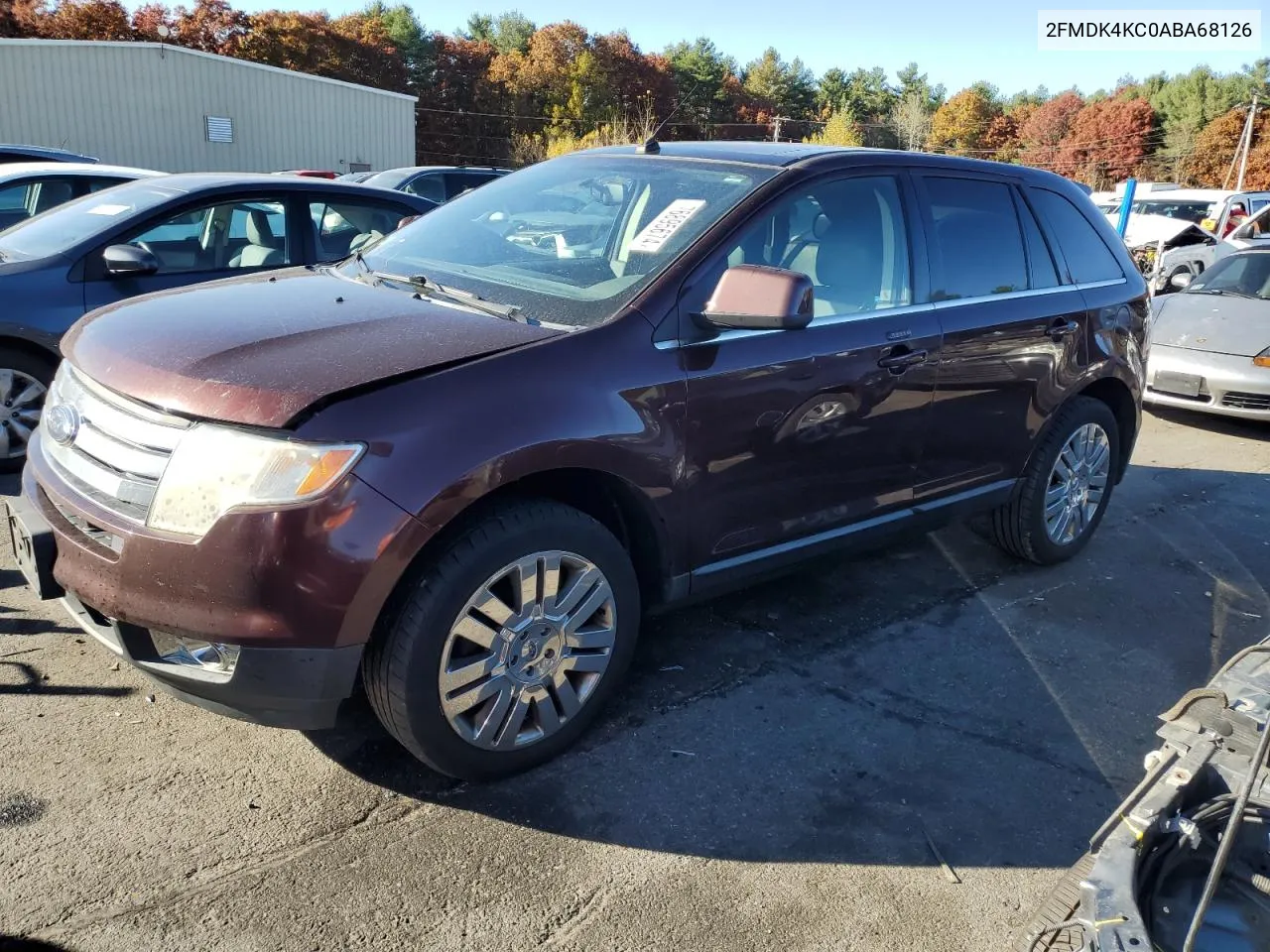 2010 Ford Edge Limited VIN: 2FMDK4KC0ABA68126 Lot: 76895674