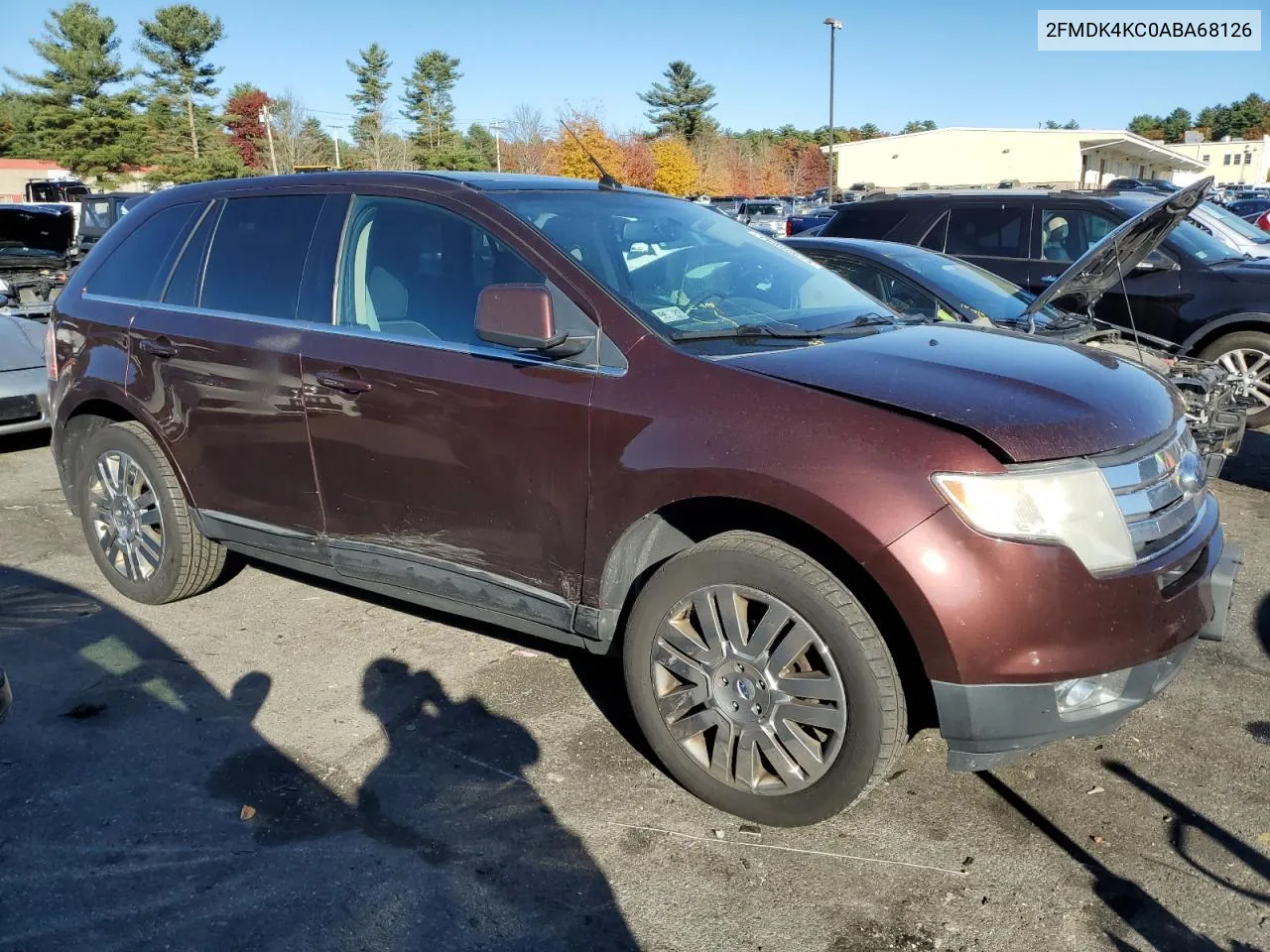 2010 Ford Edge Limited VIN: 2FMDK4KC0ABA68126 Lot: 76895674