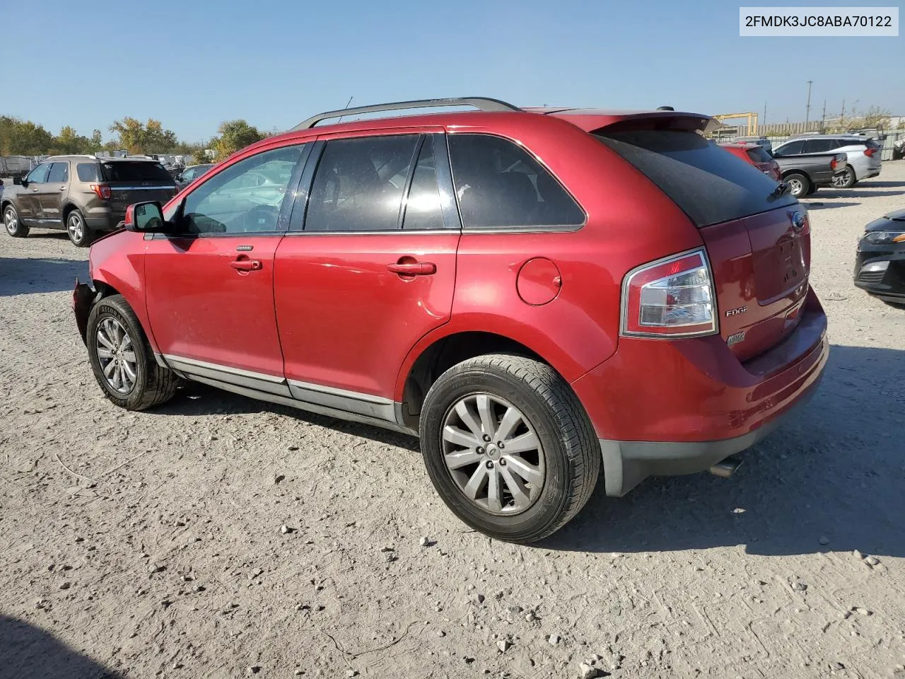 2010 Ford Edge Sel VIN: 2FMDK3JC8ABA70122 Lot: 77639644