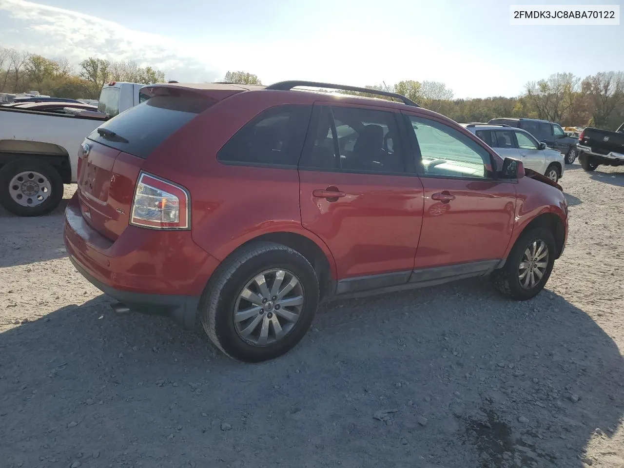 2010 Ford Edge Sel VIN: 2FMDK3JC8ABA70122 Lot: 77639644