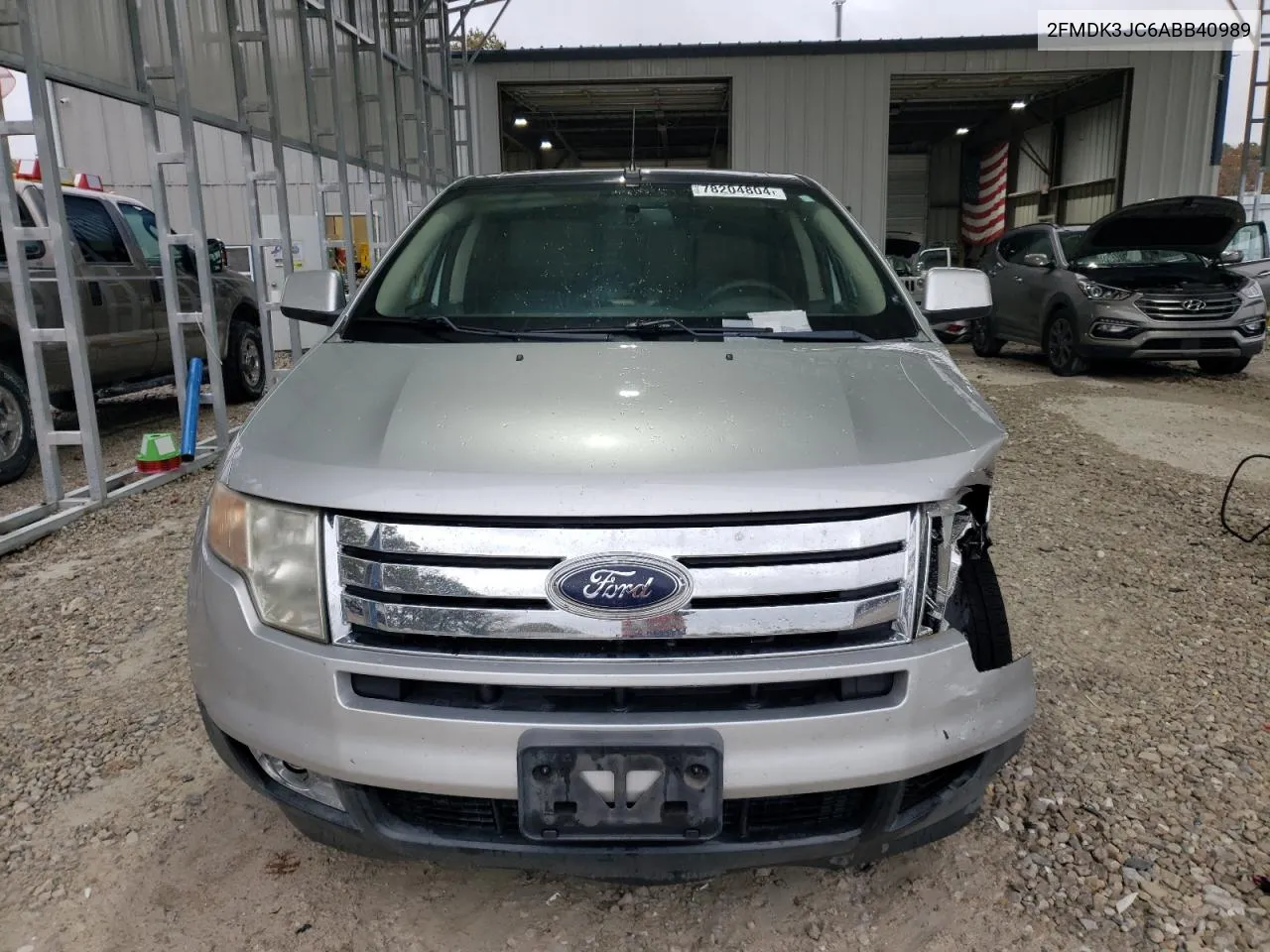 2010 Ford Edge Sel VIN: 2FMDK3JC6ABB40989 Lot: 78204804