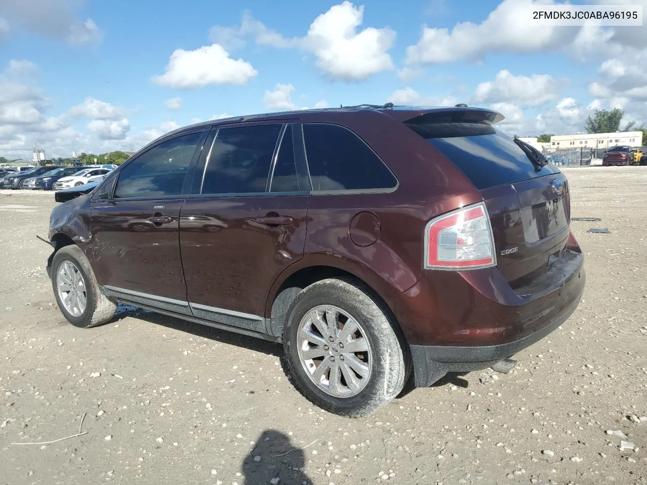 2FMDK3JC0ABA96195 2010 Ford Edge Sel