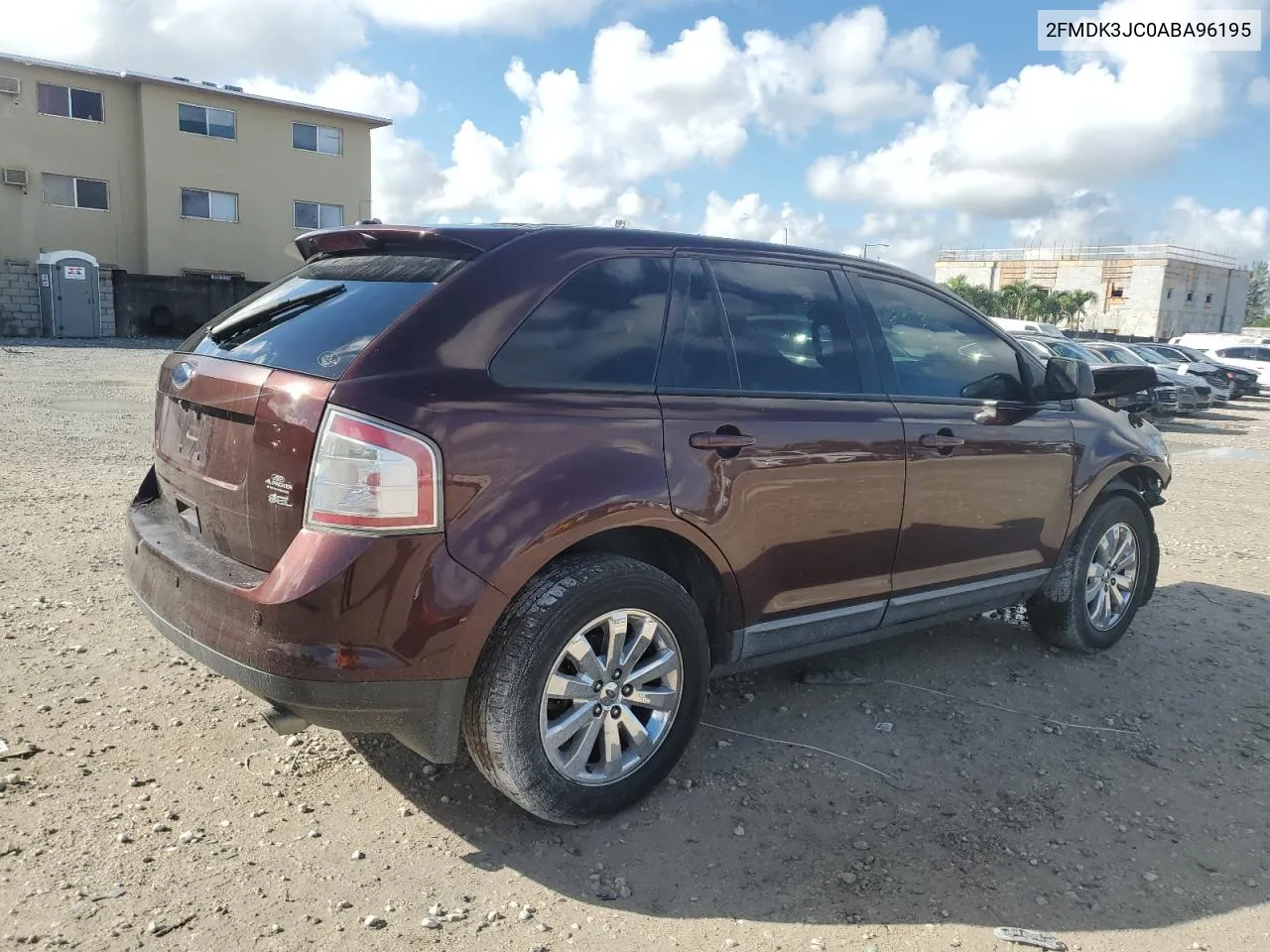 2FMDK3JC0ABA96195 2010 Ford Edge Sel