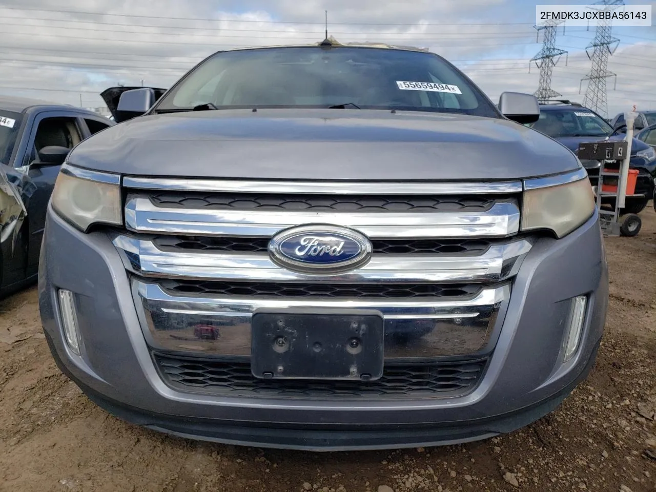 2011 Ford Edge Sel VIN: 2FMDK3JCXBBA56143 Lot: 55659494