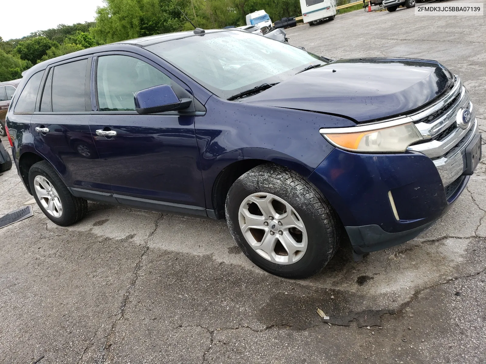 2011 Ford Edge Sel VIN: 2FMDK3JC5BBA07139 Lot: 57899424