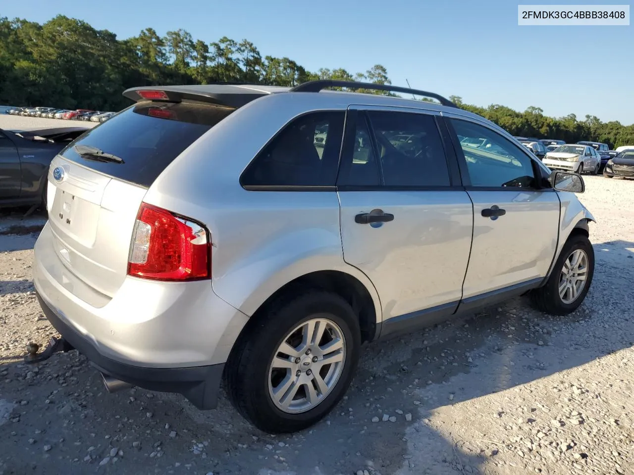 2011 Ford Edge Se VIN: 2FMDK3GC4BBB38408 Lot: 58077934