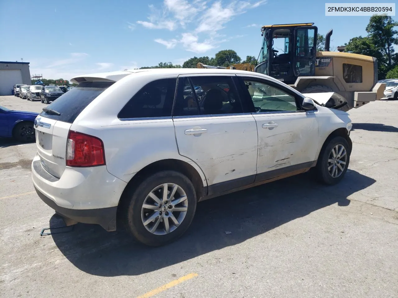 2011 Ford Edge Limited VIN: 2FMDK3KC4BBB20594 Lot: 58132694