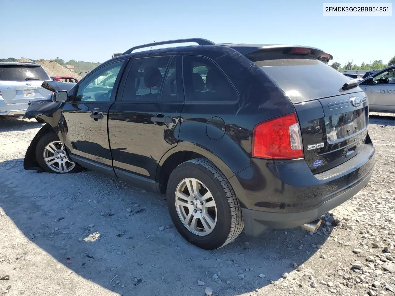 2011 Ford Edge Se VIN: 2FMDK3GC2BBB54851 Lot: 58841024