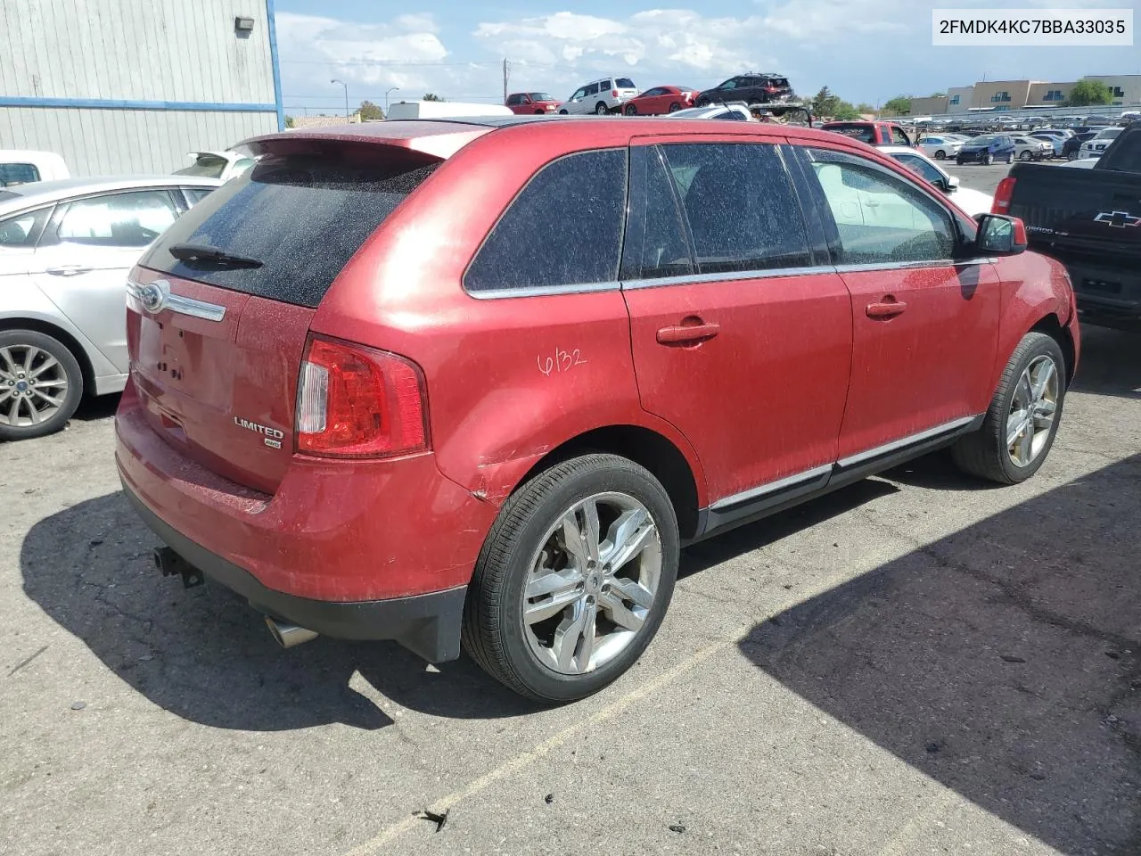 2011 Ford Edge Limited VIN: 2FMDK4KC7BBA33035 Lot: 61899803