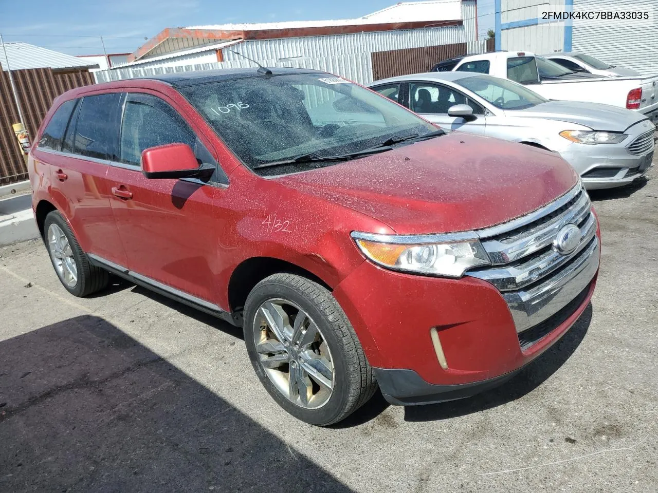 2011 Ford Edge Limited VIN: 2FMDK4KC7BBA33035 Lot: 61899803