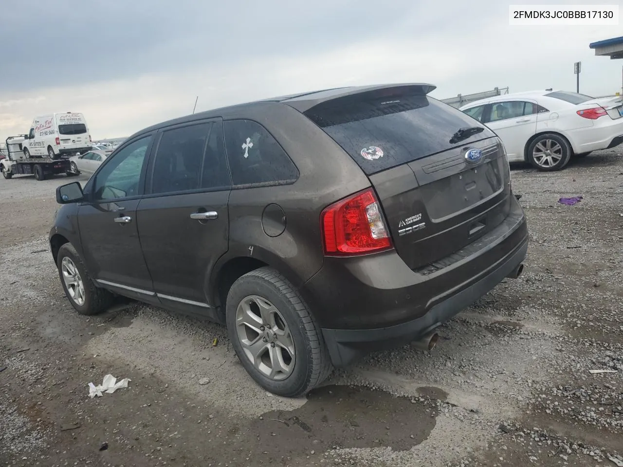 2011 Ford Edge Sel VIN: 2FMDK3JC0BBB17130 Lot: 62655704