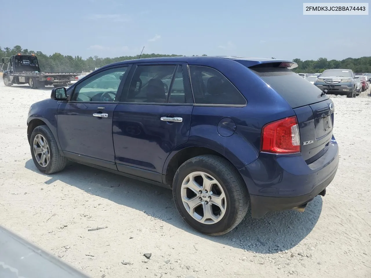 2011 Ford Edge Sel VIN: 2FMDK3JC2BBA74443 Lot: 63115514