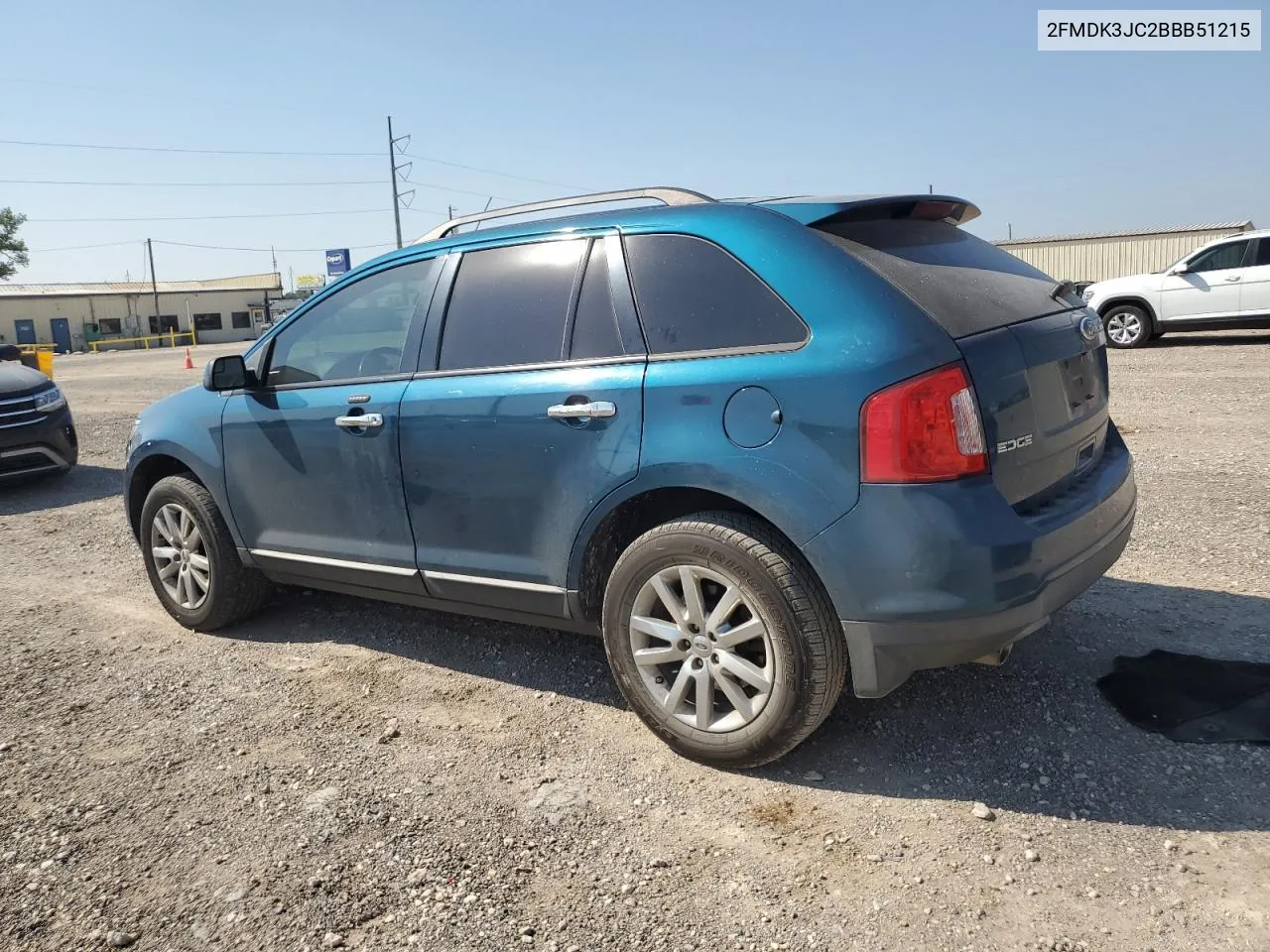 2011 Ford Edge Sel VIN: 2FMDK3JC2BBB51215 Lot: 66017694