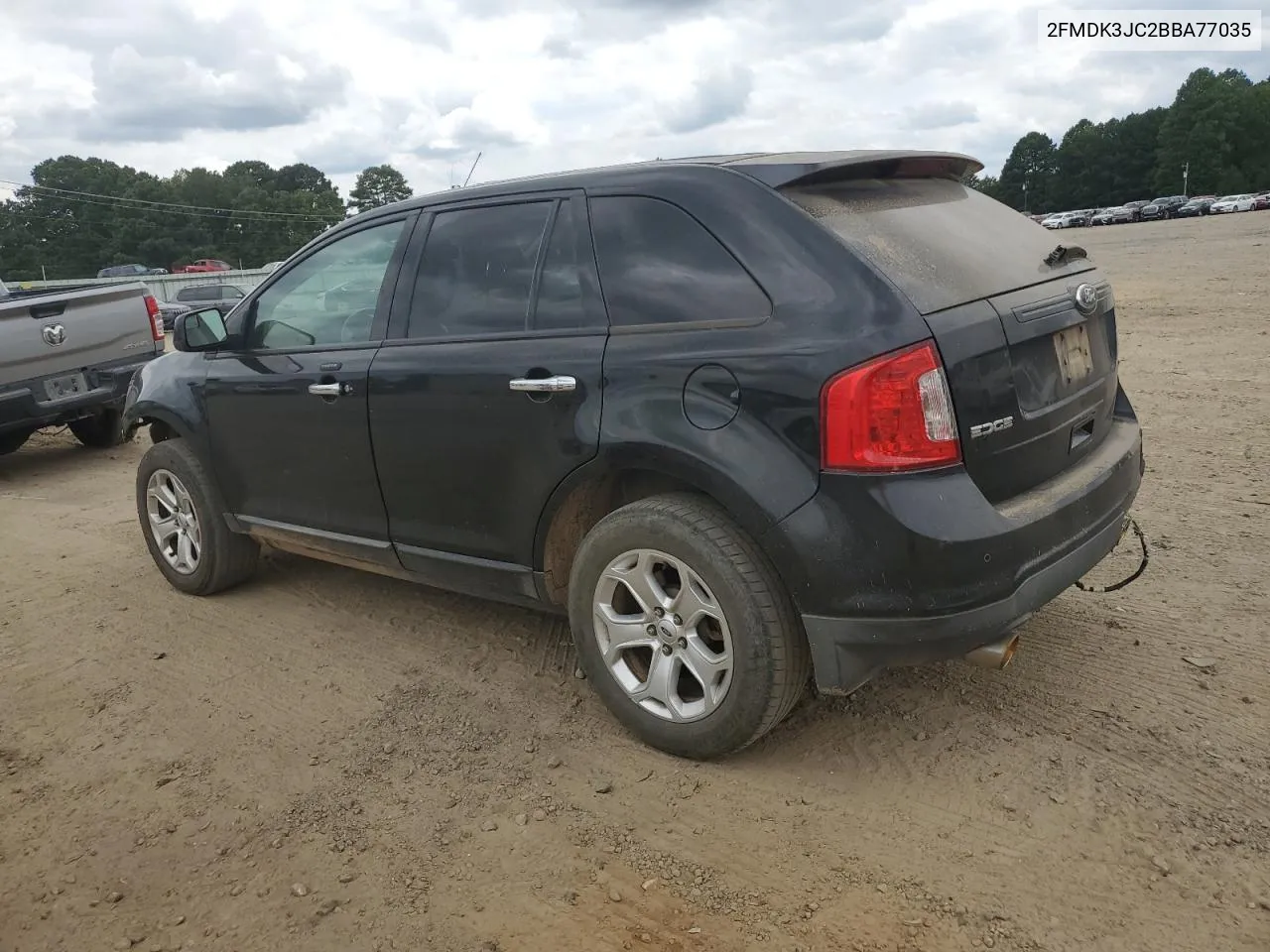 2011 Ford Edge Sel VIN: 2FMDK3JC2BBA77035 Lot: 66783504