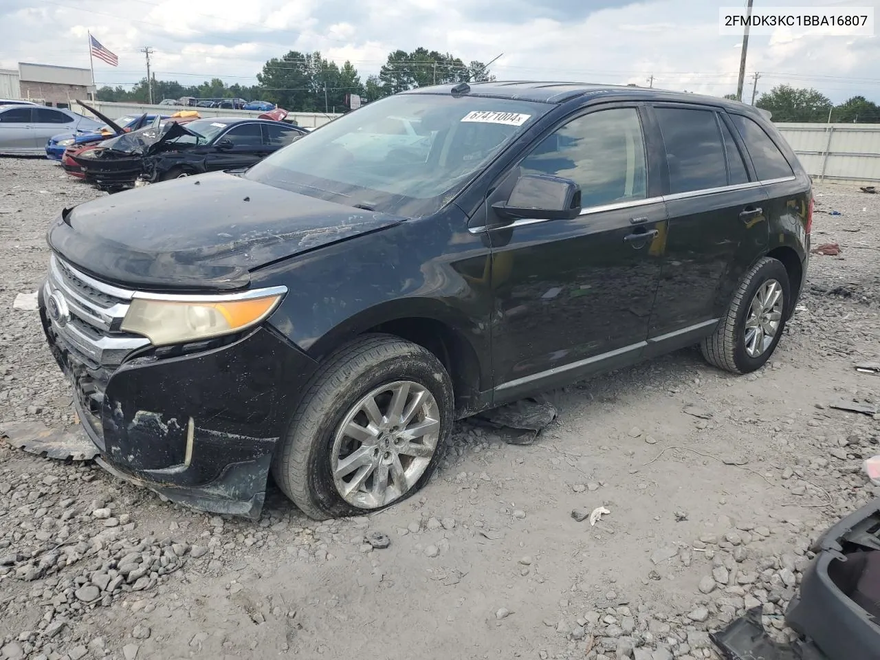 2011 Ford Edge Limited VIN: 2FMDK3KC1BBA16807 Lot: 67471004