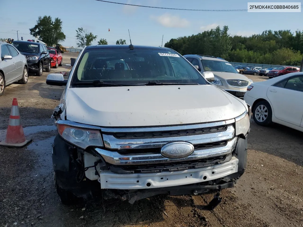 2011 Ford Edge Limited VIN: 2FMDK4KC0BBB40685 Lot: 67772554