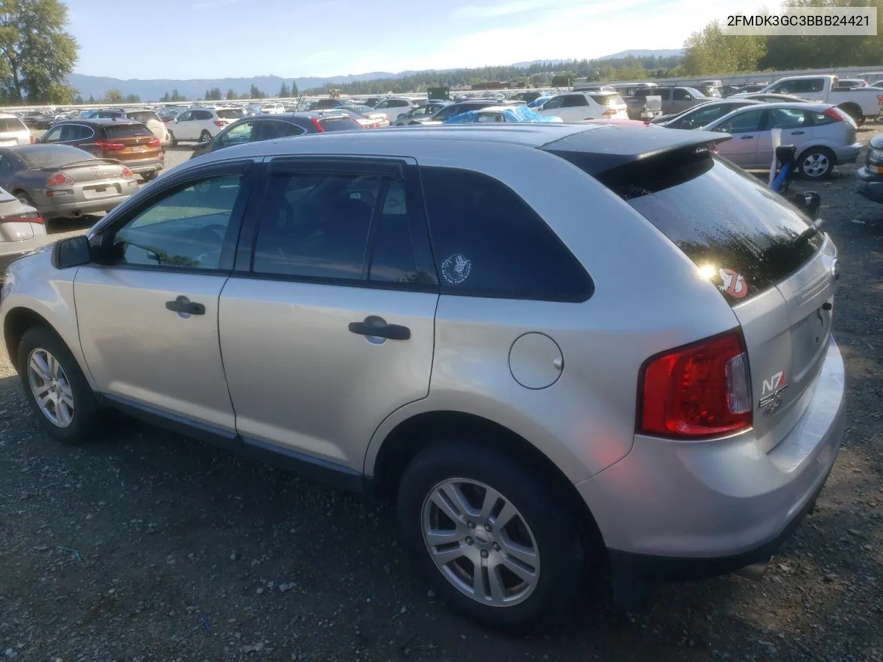 2011 Ford Edge Se VIN: 2FMDK3GC3BBB24421 Lot: 68154274