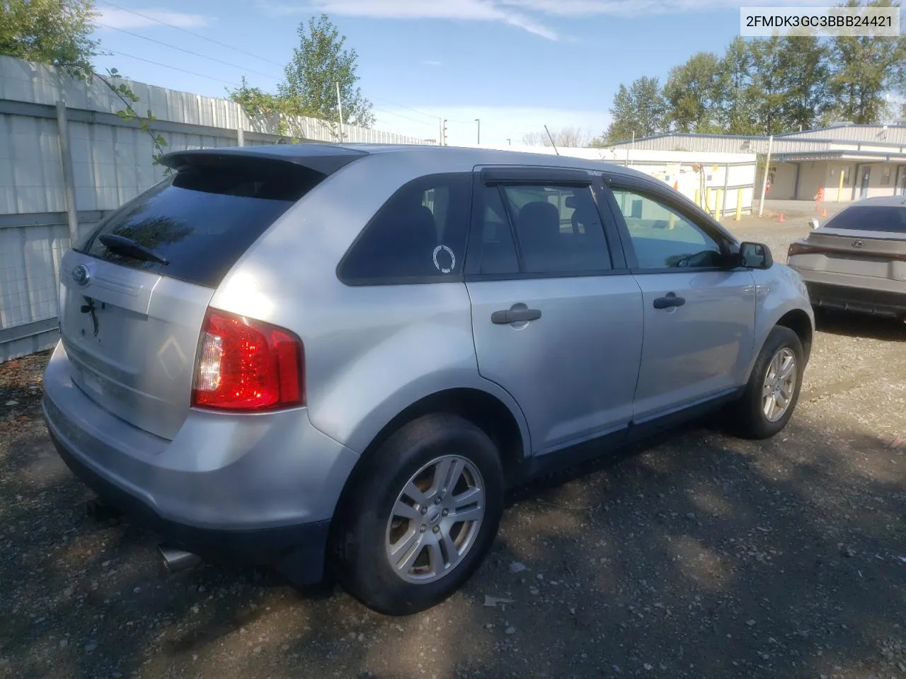 2011 Ford Edge Se VIN: 2FMDK3GC3BBB24421 Lot: 68154274