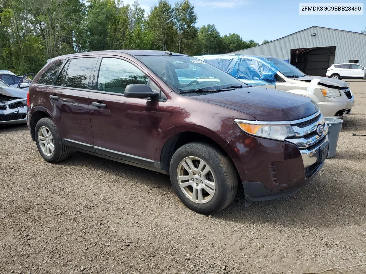 2011 Ford Edge Se VIN: 2FMDK3GC9BBB28490 Lot: 68321964