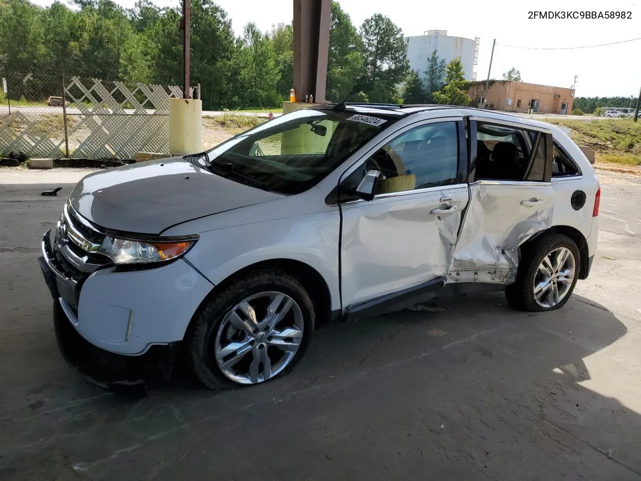 2011 Ford Edge Limited VIN: 2FMDK3KC9BBA58982 Lot: 68546224