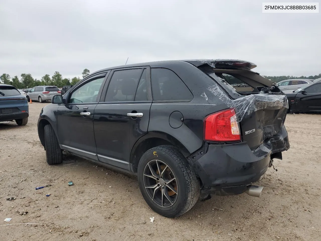 2011 Ford Edge Sel VIN: 2FMDK3JC8BBB03685 Lot: 69613064